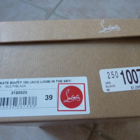 Christian Louboutin Black 'so Kate' Logo Booties - Picture 5 of 5